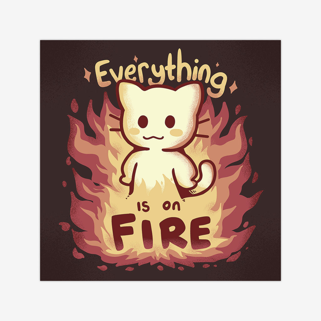 Everything Is On Fire Wargaming Mat
