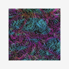 Neon Topographical Map Wargaming Mat