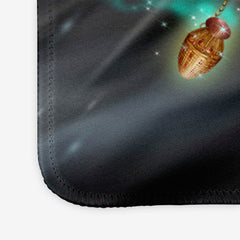 Winter Princess and Wolf Mousepad