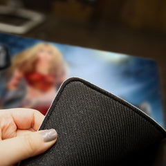 Winter Princess and Wolf Mousepad