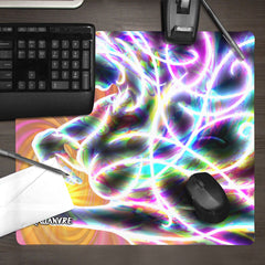 Aurora Borealis Woman Mousepad