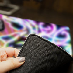 Aurora Borealis Woman Mousepad