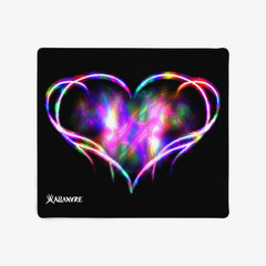 Glowing Magic Heart Mousepad