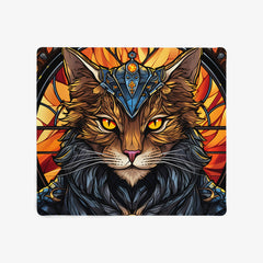 Royal Cat Stained Glass Mousepad