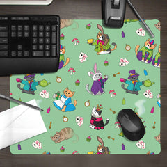 Alice in Wonderland Cats Mousepad