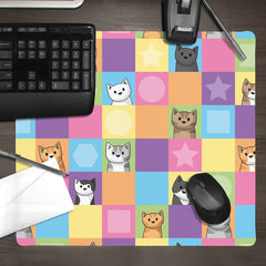 Pastel Cats Mousepad