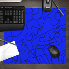 Blue Abstract Mousepad