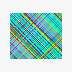 Green Checkered Pattern Mousepad