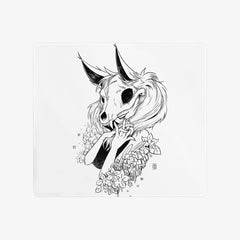 Fox Skull Girl Mousepad