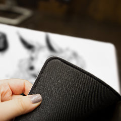 Fox Skull Girl Mousepad