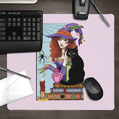 Cats Books And Candles Mousepad