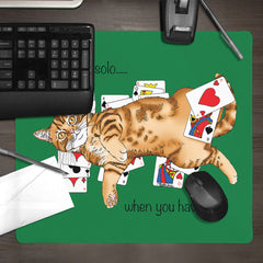 Solitaire Cat Mousepad