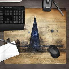 Blueprint Of The New Obelisk Mousepad