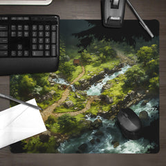 Road to the Woodcutters Cabin Mousepad