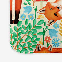 Little Foxes in a Fantasy Forest Mousepad