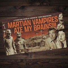 Vampire Martians Ate My Brains Playmat