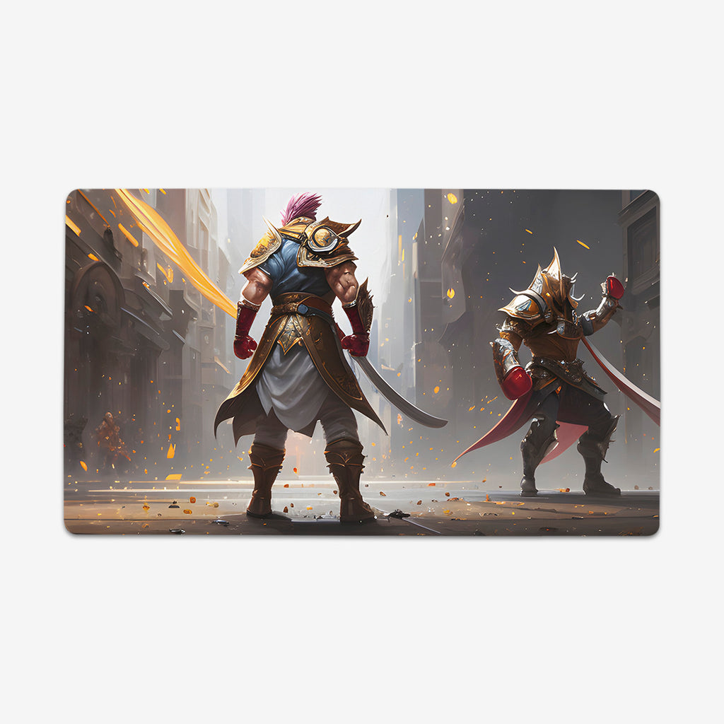 The Two Fight Playmat