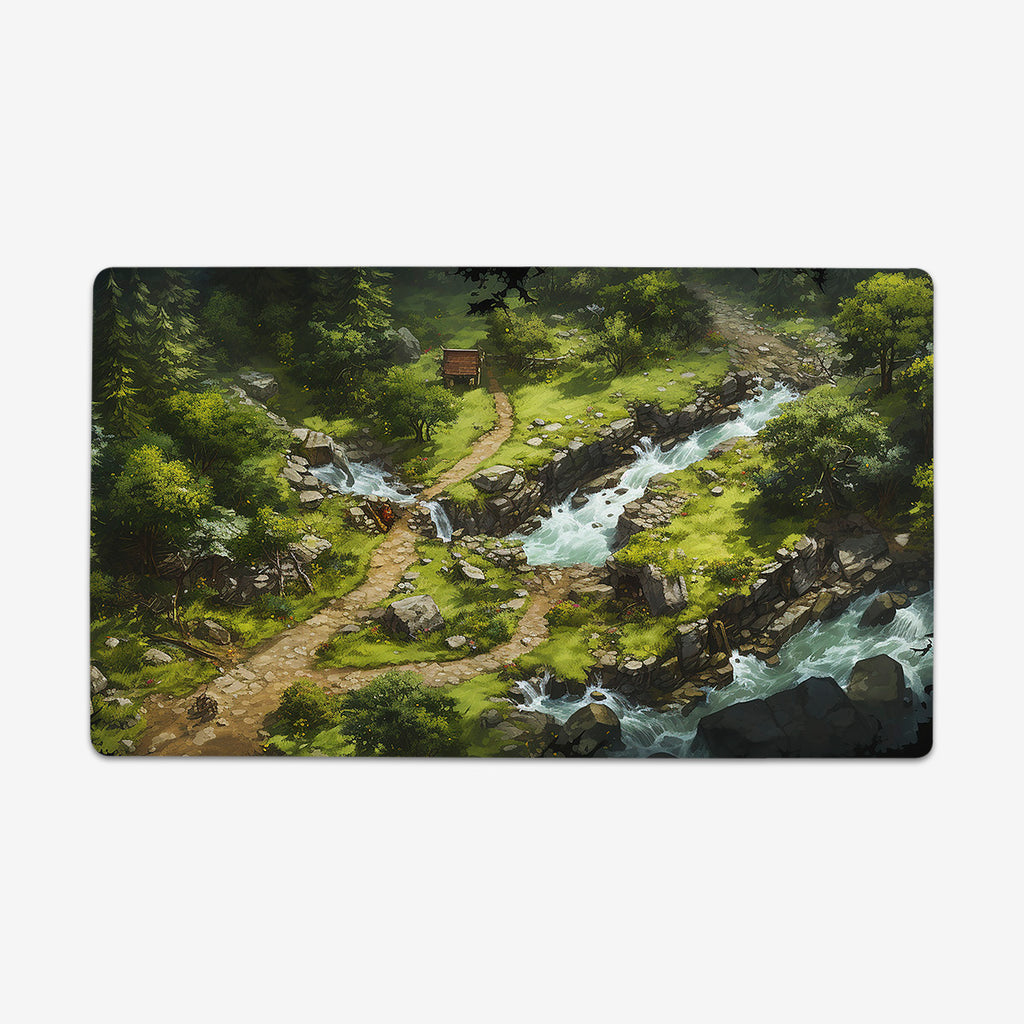 Road to the Woodcutters Cabin Playmat