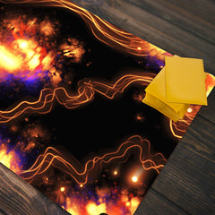 Flaming Fissures Playmat