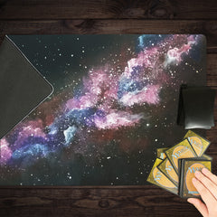 Purple Galaxies Playmat