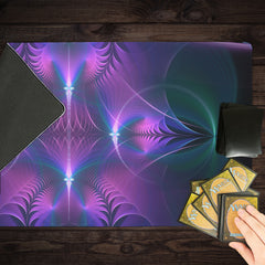 Aqua Cross And Circles Playmat