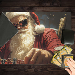 Card Shark Santa Playmat