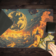 Fire Planet Playmat