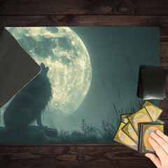Full Moon Howling Playmat