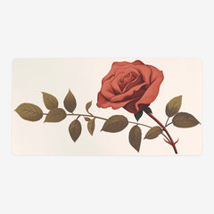 Red Rose Playmat