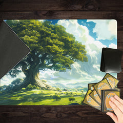 Green Sacred Tree Playmat