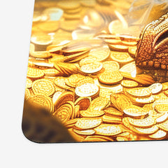 Sleeping Golden Dragon Playmat