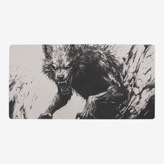 Wolf King Sunset Playmat