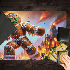 Angry Gingerbread Man Playmat
