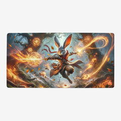 Fighting Rabbit Wizard Playmat