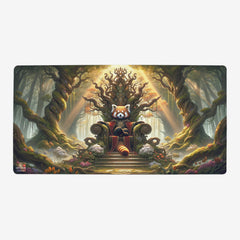 Red Panda Throne Playmat