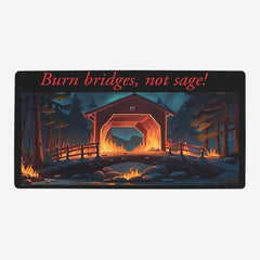 Burn Bridges Playmat