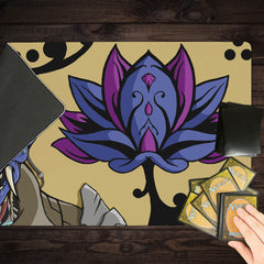 Oni Of The Lotus Playmat