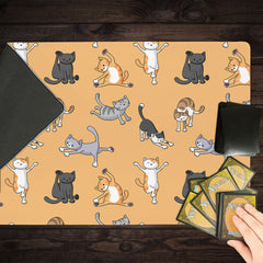 Yoga Cats Playmat