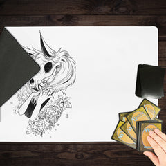 Fox Skull Girl Playmat