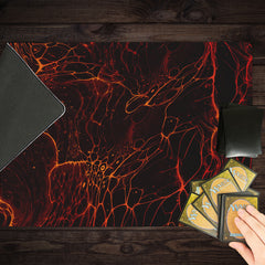 Magma Waves Playmat