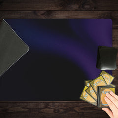 Neon Geometric Waves Playmat