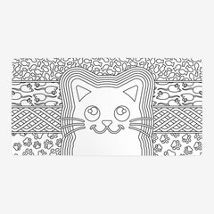 Colorbook Retro Purr Playmat