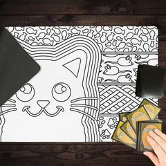 Colorbook Retro Purr Playmat