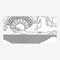 Sunset On The Pacific Playmat