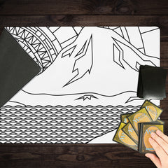 Sunset On The Pacific Playmat