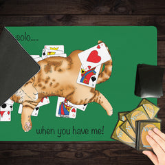 Solitaire Cat Playmat