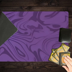 Purple Liquid Flow Playmat
