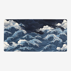 Turbulent Blue Waves Playmat