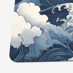 Turbulent Blue Waves Playmat