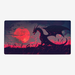 Midnight Red Dragon Playmat